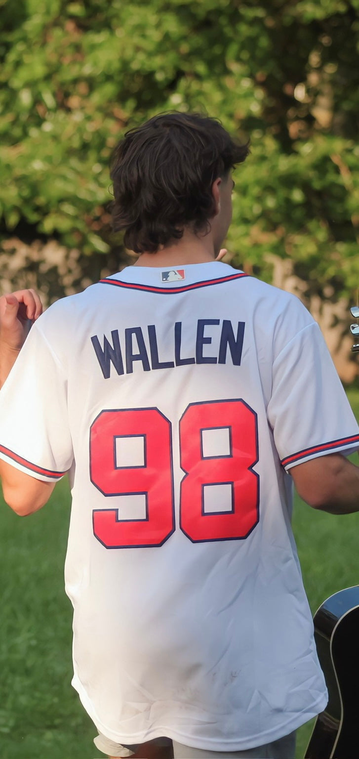 Braves Jersey Baseball All Over Printed Nike Morgan Wallen 98 Jersey Shirts  Atlanta Braves New Jersey Baseball Game Red Black Grey White City Connect  Jersey 2023 - Laughinks