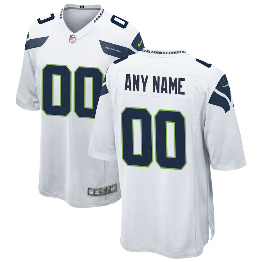 Mens White Seattle Seahawks Jersey Mens SHOPDIEHARDS LLC