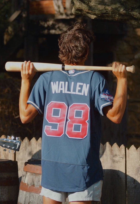 '98 Braves - Morgan Wallen Jersey (Navy)