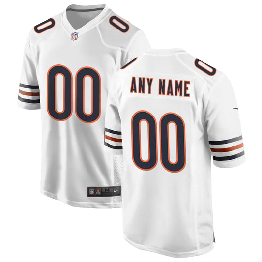 Chicago Bears Mens White and Blue