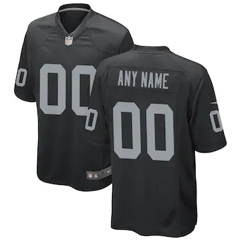 Las Vegas Raiders Men Jersey Black and Silver