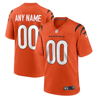 Cincinnati Bengals Jersey Orange and White