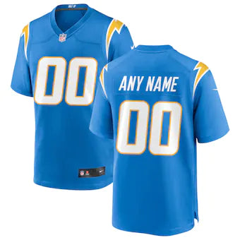 Los Angeles Chargers Jerseys Light Blue and White