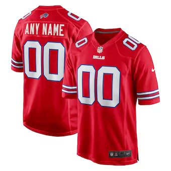 Buffalo Bills Jersey Red and White SHOPDIEHARDS LLC