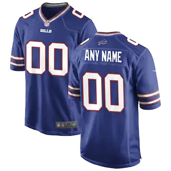 Buffalo Bills Jersey Blue and White
