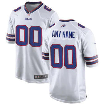 Buffalo Bills Jersey White and Blue