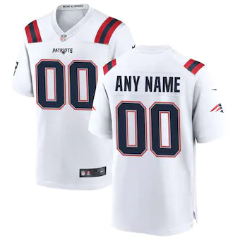 New England Patriots Jersey White and Blue