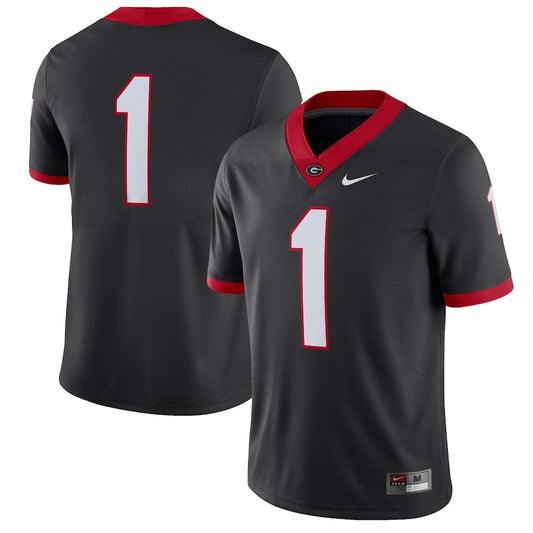 Georgia Bulldogs Football Jerseys  Black
