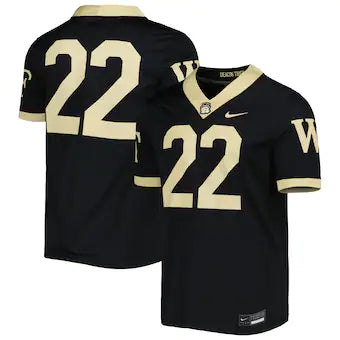 Wake Forest Football Jerseys men black