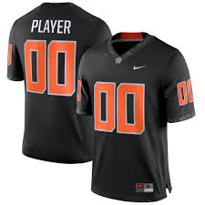 Oklahoma State OSU Football Jersey NCAA College  Black