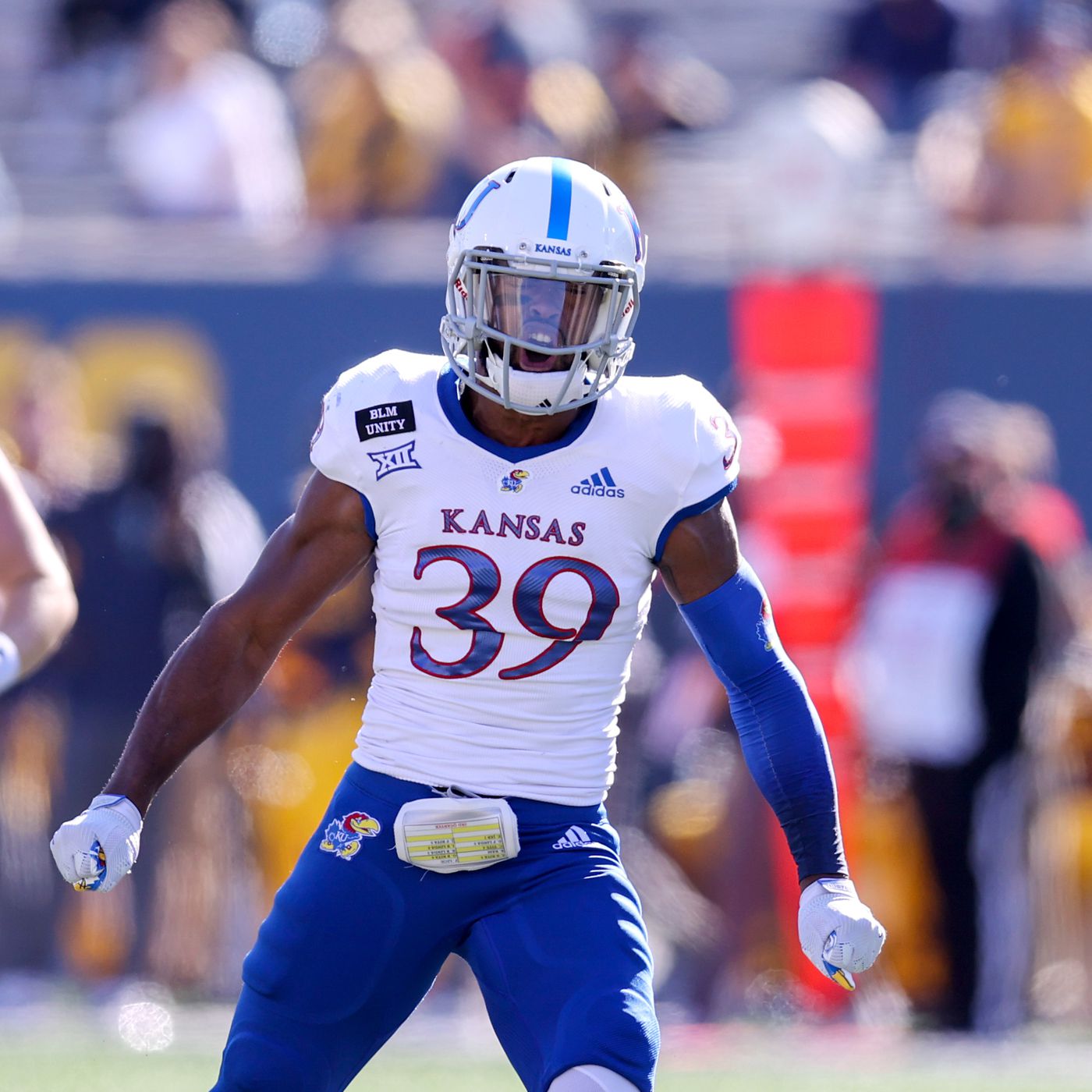 Kansas Jayhawks College Football Jersey Men White with 150