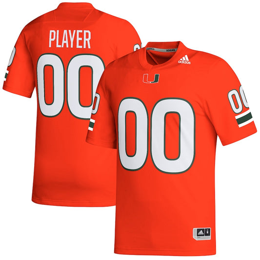 Miami Hurricanes College Football Jerseys  Men Retro Orange
