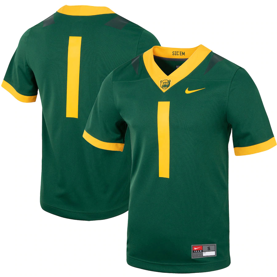NCAA Baylor Football Jersey  Green
