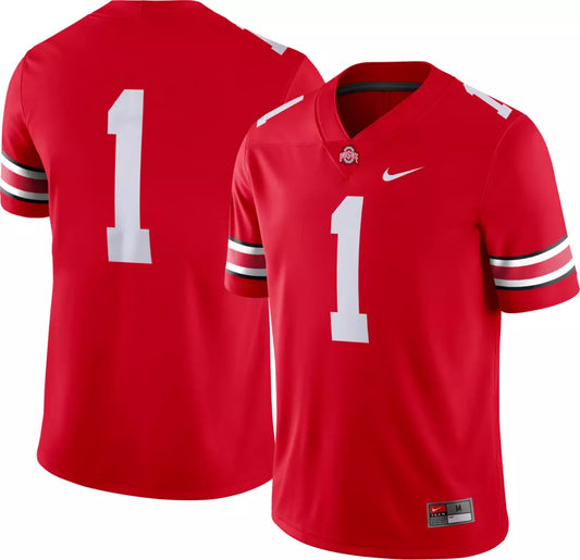 Ohio State Buckeyes Football Jerseys Red2