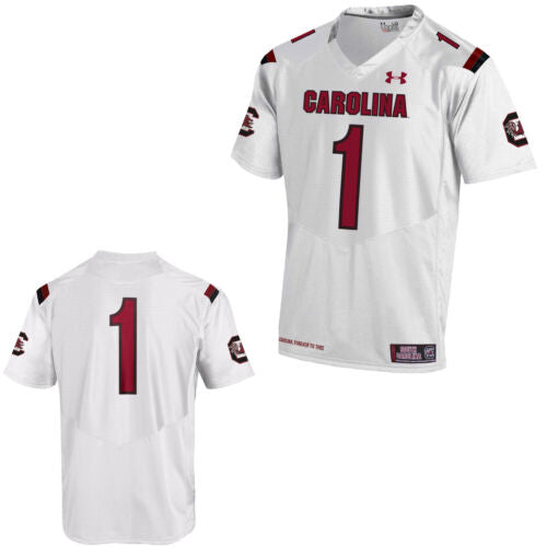South Carolina Gamecock Football Jersey  White