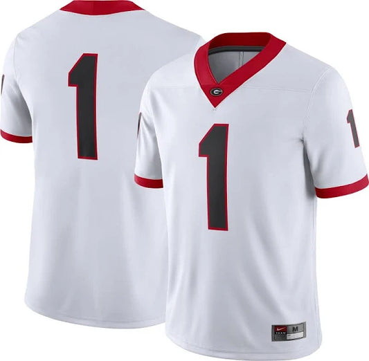 Georgia Bulldogs Football Jerseys  White II
