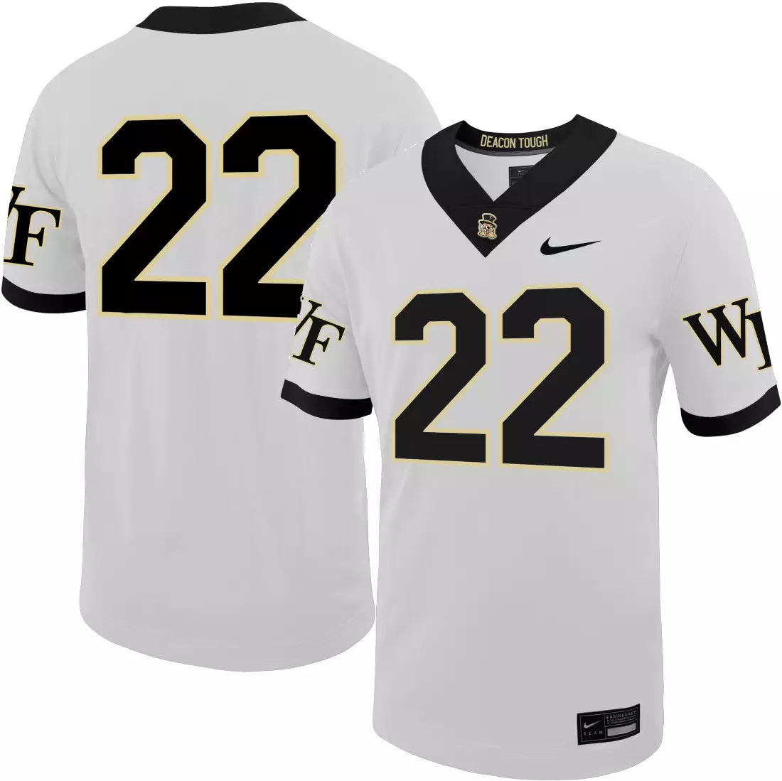 Wake Forest Football Jerseys men white SHOPDIEHARDS LLC