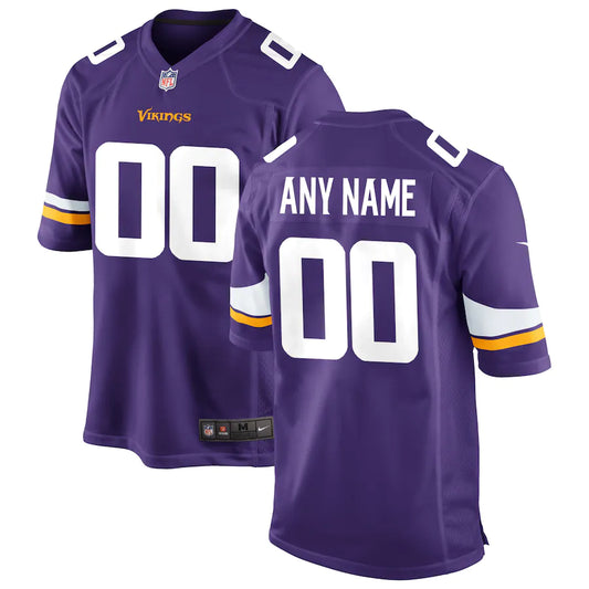 Minnesota Vikings Jersey Purple and White