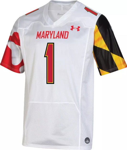 Maryland Terrapins Football Jersey white