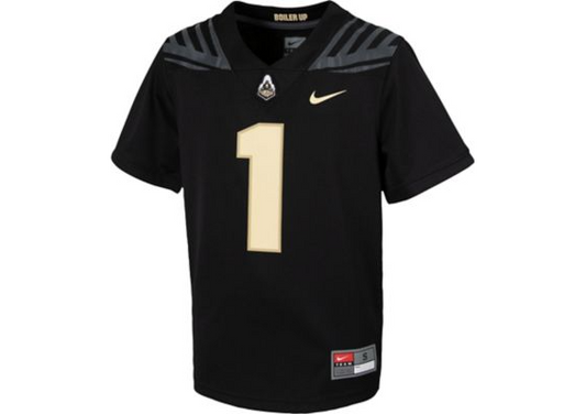 Purdue Boilermakers Football Jersey  Black V