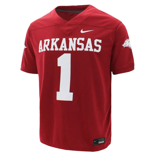 Arkansas Football Jersey Red Jersey