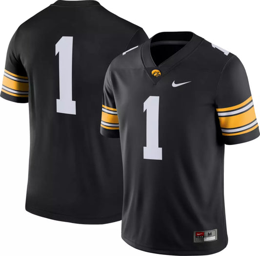 Iowa Hawkeyes Football Jersey  BLACK