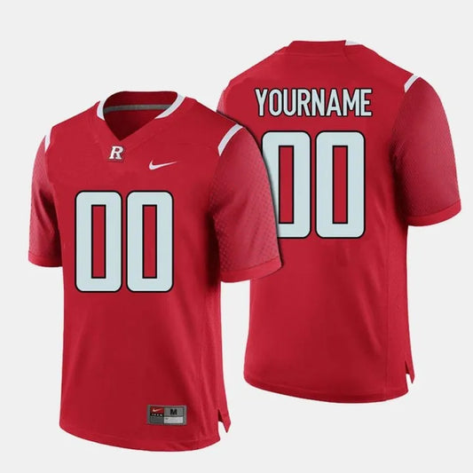 Football Jerseys Custom Rutgers Football Jersey  no extra patch