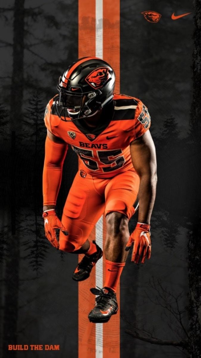 College Football Wear NCAA Oregon State Beavers 2019 orange